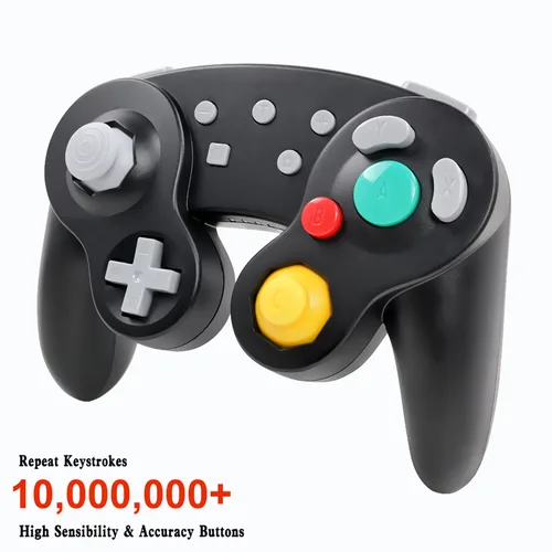 Imagen 1 del producto Compatible con el controlador Gamecube Bluetooth Compatible con Nintendo Switch 2 Gamepad para Steam/Andriod/PC Joystick con Turbo Functio