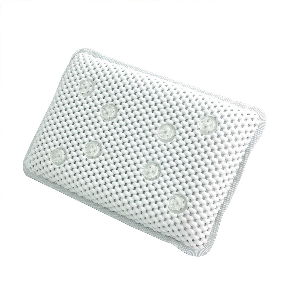 PVC Foam Bathtub Small Pillow Bathtub Back Pillow Bath Head Pillow Suction Cup Bath Head Pillow