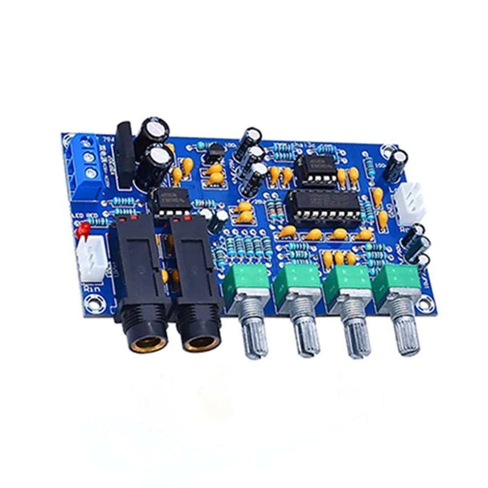 XH-M173 Karaoke Mixing Board Module PT2399 Chip Dual 12V Power Supply Adjustable Reverb For Microphone Singing Audio DIY