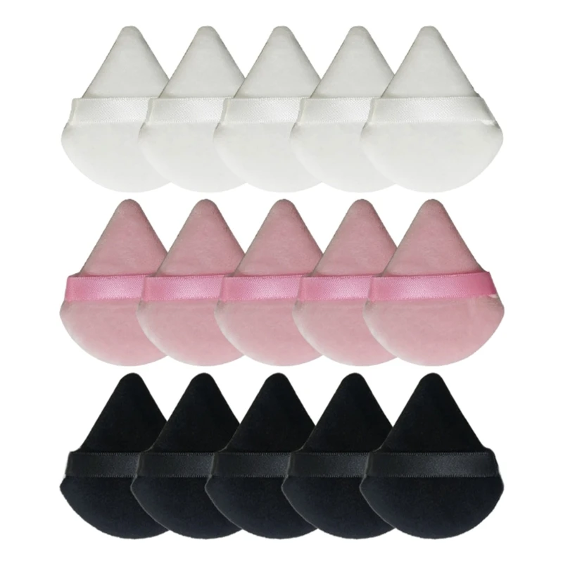 3/4/6/15Pcs Poudre Puff Visage Triangles Douce Éponge De Maquillage Bouffée de Poudre Libre De Beauté de Bouffée De Poudre De Fondation de Maquillage Outils