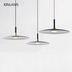 Đèn LED Bắc Âu UFO Mặt Dây Chuyền Đèn Nhà Hàng Đèn Chùm Trong Nhà Đơn Giản Hiện Đại Sáng Tạo Công Nghiệp Phong Cách Phòng Ăn Để Bàn