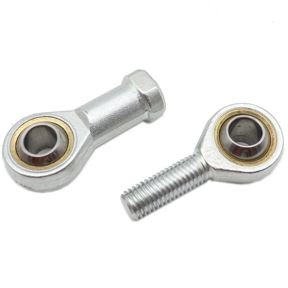 4pcs 5mm/6mm/8mm/10/12mm/16mm/18mm/20mm Male/Female SA SI T/K POSA8 PHSA8 Ball Joint Metric Threaded Rod End Bearing