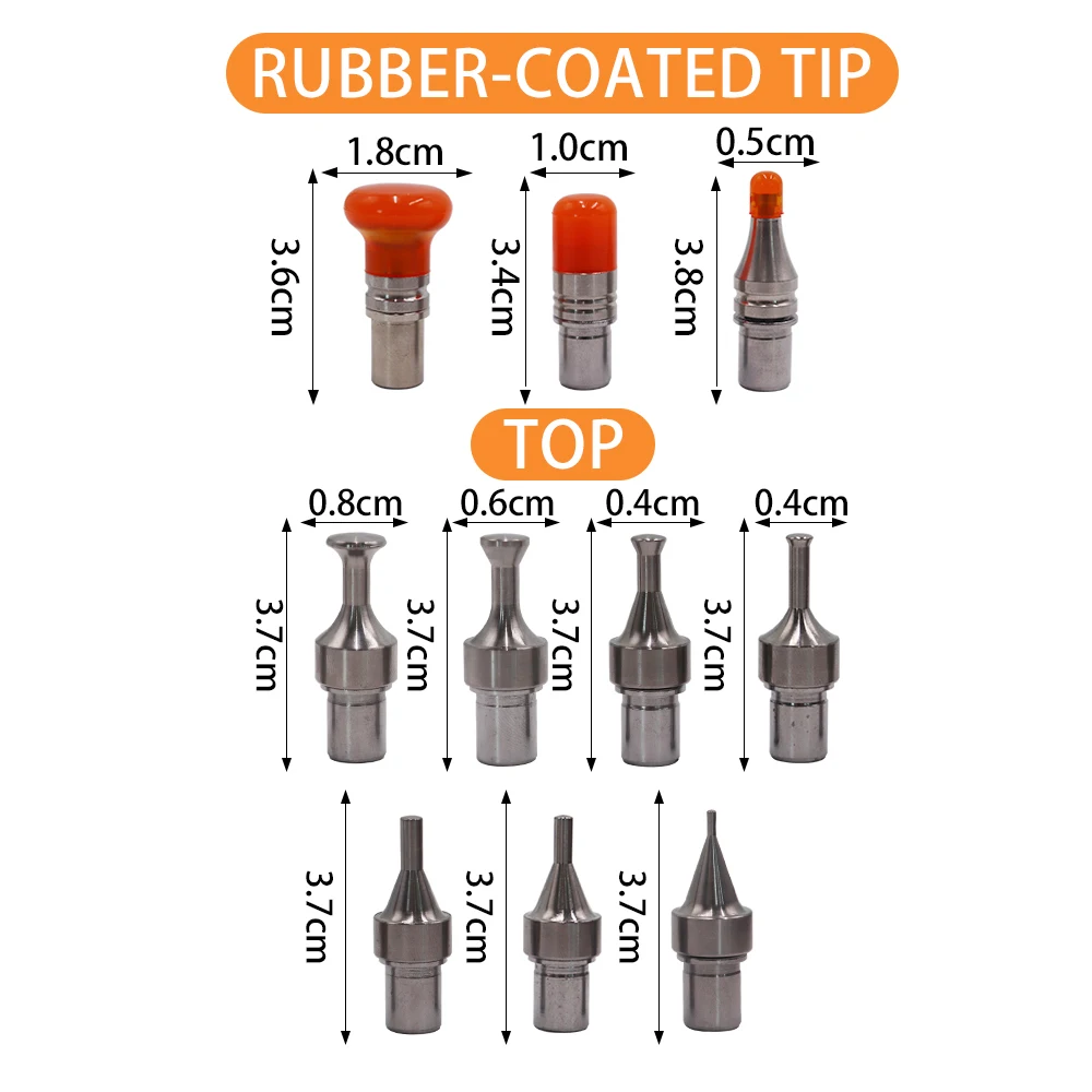 Dent Repair Tapping Pen Set Lightweight Carbon Fiber Knock Pen With Rubber/Steel/PEEK/PAI/Ceramic Tap Heads PDR Tools 2 Dent Repair Tapping Pen Set Lightweight Carbon Fiber Knock Pen With Rubber/Steel/PEEK/PAI/Ceramic Tap Heads PDR Tools 2