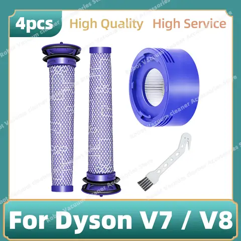 Pre Post Filter Compatible For Dyson V7 V8 Cordless Vacuum Cleaner Parts Replacement Accessories