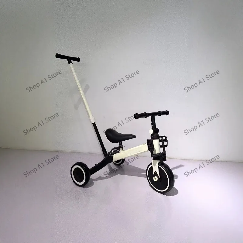 Multifunctional 3-in-1 tricycle balance bike, pushable, rideable, bicycle