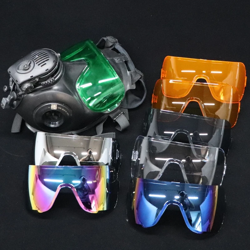 Zlangsports atualizado 2mm lente de óculos tático zl4 zl6 m50 fm53 fm54 lente de substituição para airsoft caça cs jogo