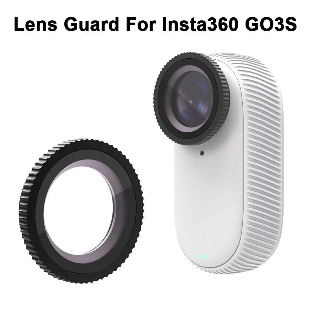 傷防止保護レンズカバー、レンズガードキャップ、アクションカメラプロテクター、新品、insta360go3sに適合