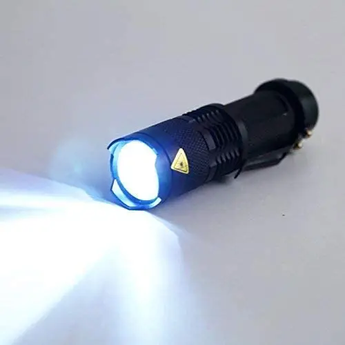 ZK30 Powerful Tactical Mini SK68 3 Modes Handheld LED Flashlight Torch 7w 300lm Adjustable Focus Zoomable Light