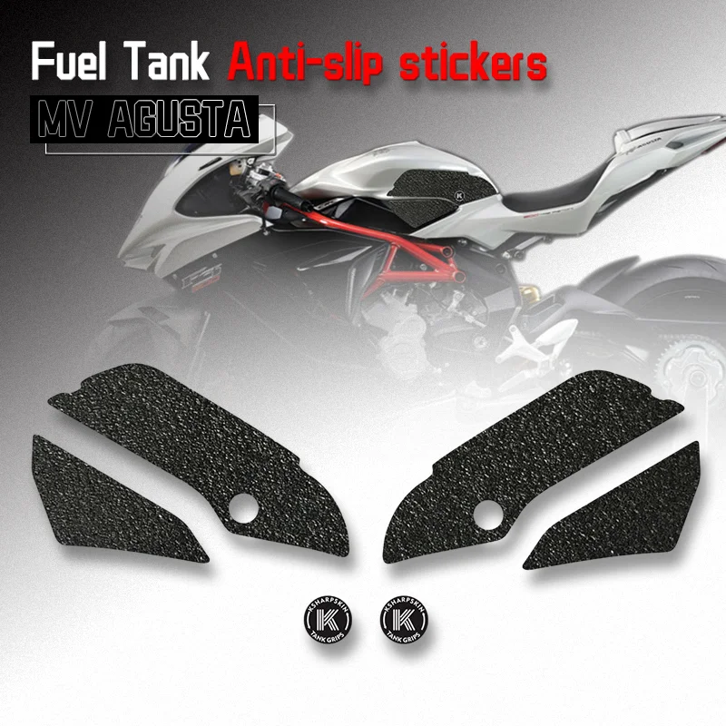 Anti Slip Protector Decals For MV AGUSTA F3 675 2013-2018 F3 675 R 2016-2018 Frosted Pad Waterproof Side Knee Fuel Tank Stickers