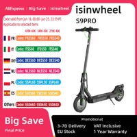 isinwheel S9Pro Adult Electric Scooter 350W Motor E- Scooter 36V 7.5Ah Battery 8.5 Inch Foldable City commuting EScooter