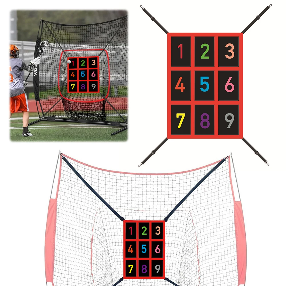 Baseball Softball Practice Net with Bonus Strike Zone Target Baseball Throwing Net Baseball Backstop Net for Throwing Batting