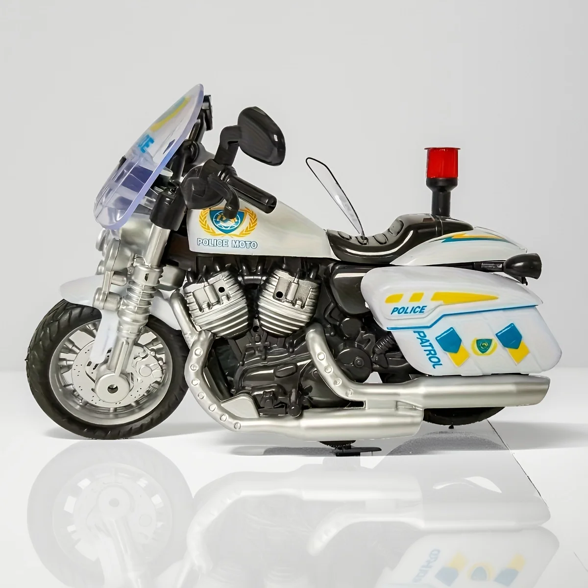 Juguete de motocicleta de aleación fundida a presión, motocicleta extraíble con sonidos y luces 1:12 coches de juguete para niños accionados por fricción, juguetes de motocicleta