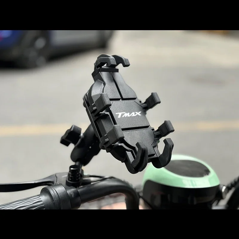 Shockproof For YAMAHA TMAX 530 500 560 TMax530 SX DX TECH MAX TMAX560 Motorcycle Handlebar Mobile Phone Holder GPS Stand Bracket