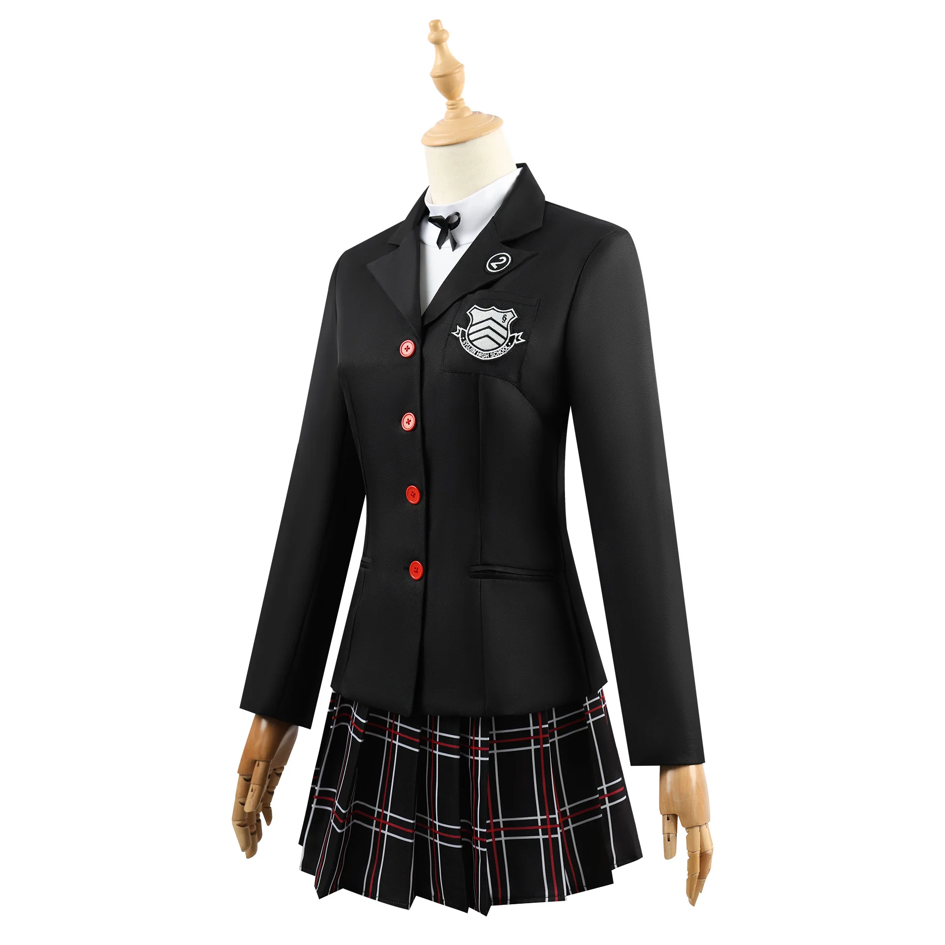 Spel Persona 5 Ren Amamamiya Akira Kurusu Kostum Cosplay Amamiya Volledige Set Schooluniform Voor Halloween Feest Jongens Mannen