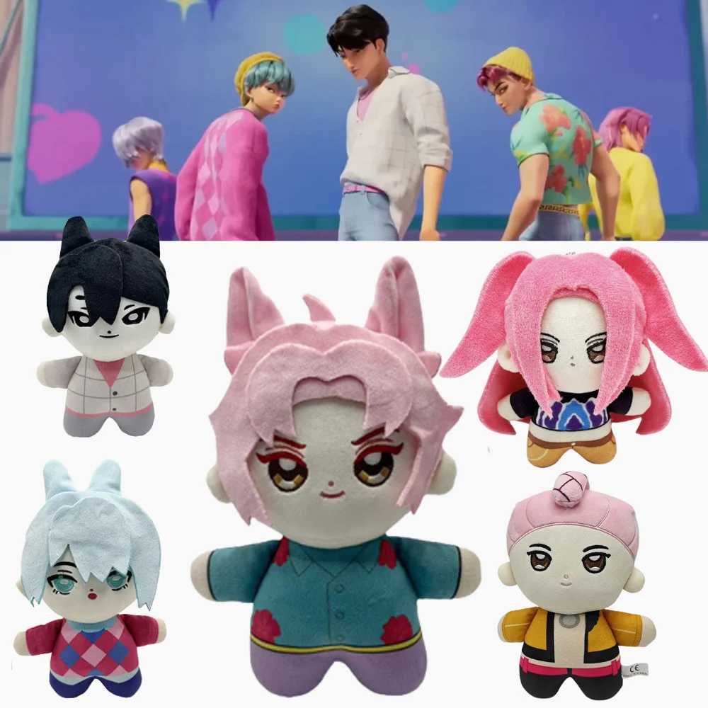 

Новый аниме Kpop Demons Hunters Plush Rumi Kristo boys Рисунок Monster Hunt Girl Group Плюшевая кукла Игрушка Вентиляторы Подарок Вечеринка Украшение стола