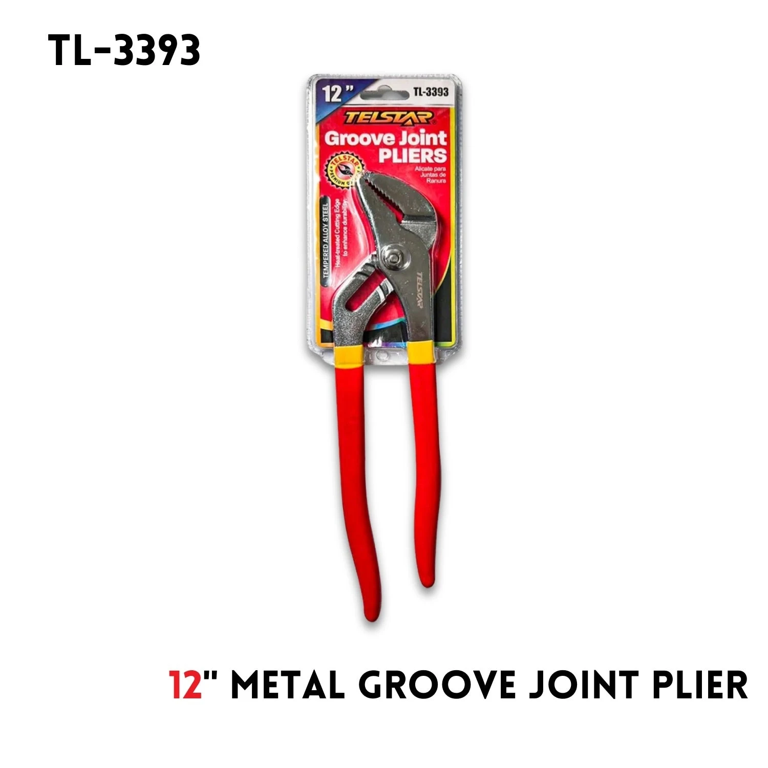 12 Inch Groove Joint Water Pump Pliers A3 Carbon Steel Plumbing Pipe Wrench Red Handle Pliers Adjustable Slip Joint Hand Gripping Tool Heavy Duty Pipe Nut Clamp Plumber Home Auto Repair Hardware Home Care Tool Kit Set Plus Pro Safe Daily Life Best Top
