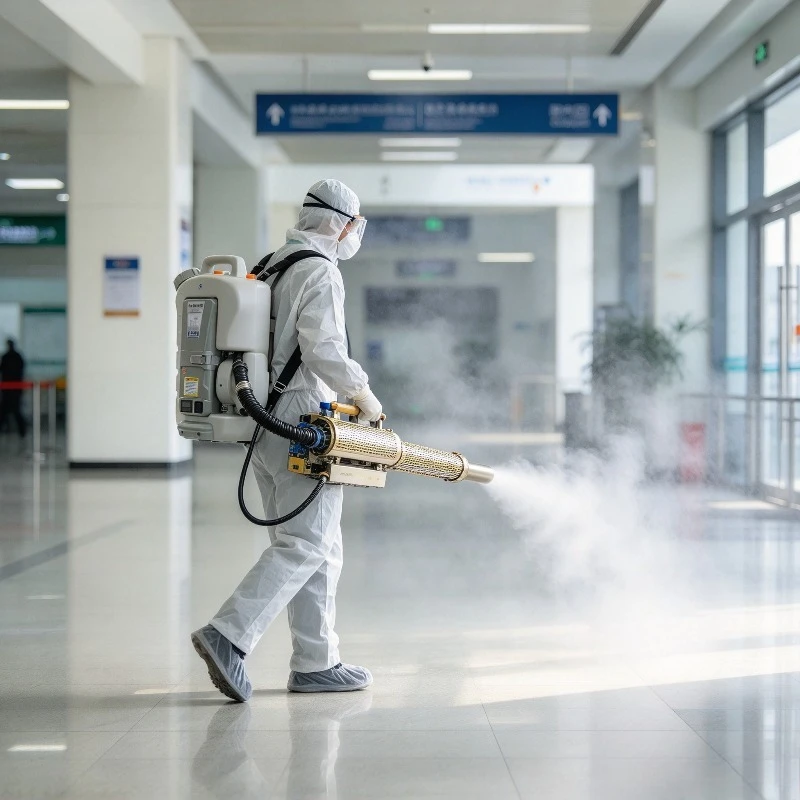 Backpack ULV Fogger Sprayer Portable Electric Disinfection Machine For Hospital Epidemic Prevention