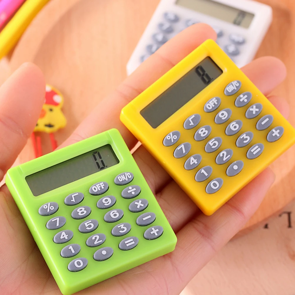 

Student Calculator ABS Material Lightweight Portable Mini Counter for Math Operations Practical Tool Pocket Size