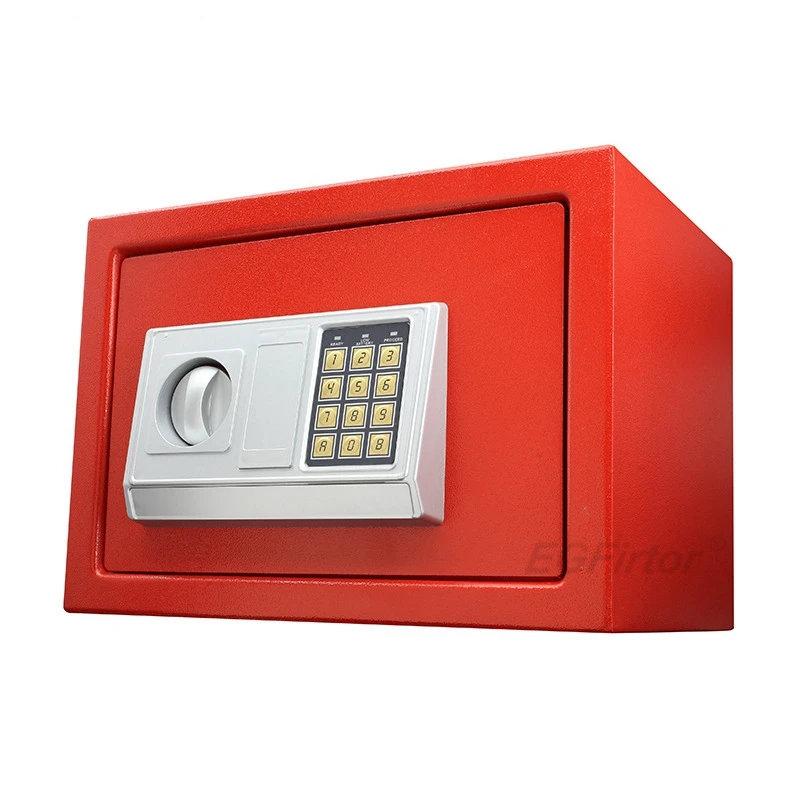 EGFirtor Security Mini Safety Box Drop Cash Safe Box Jewelry Home Office Wall Type Security Alarm Box Anti-theft Key Safe Box