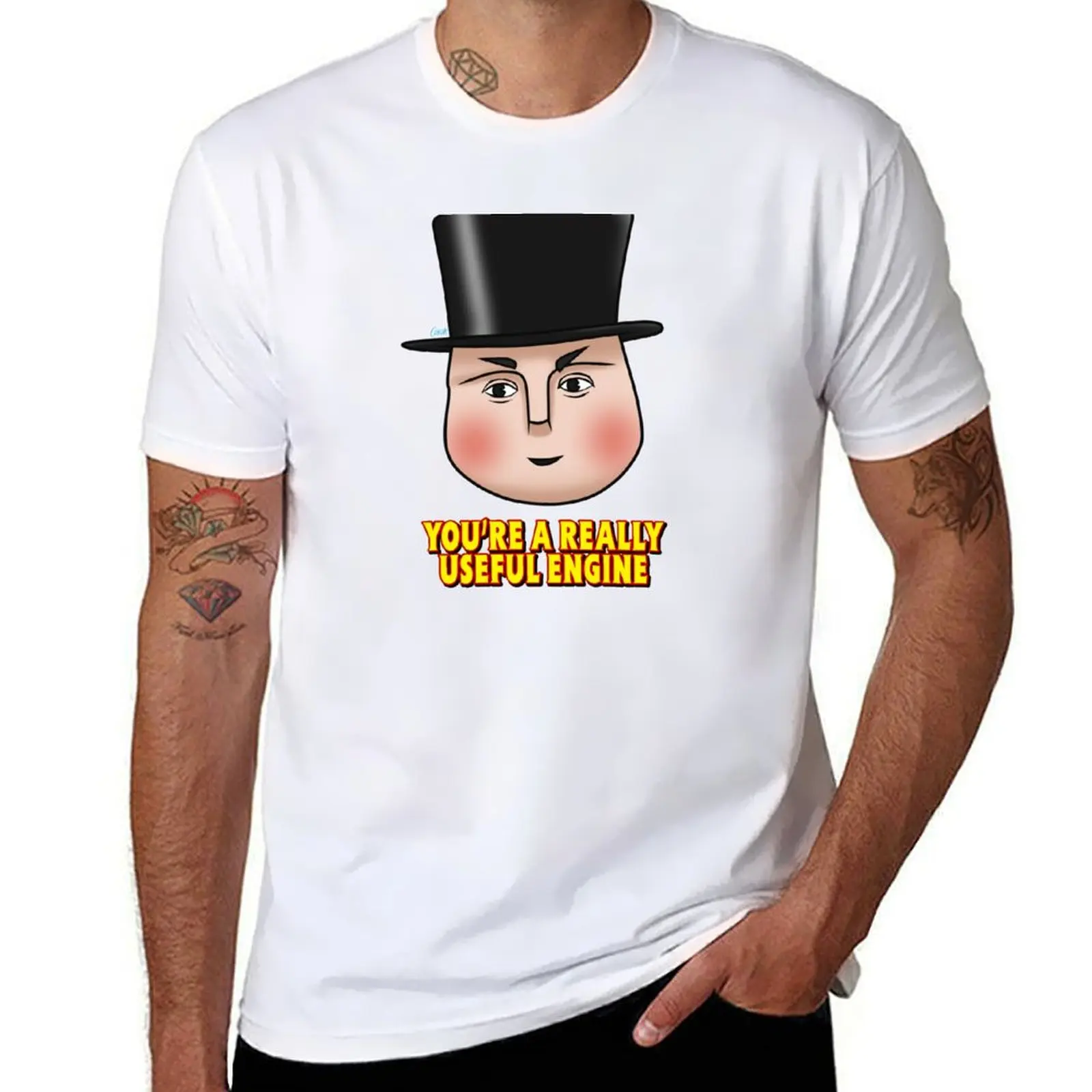 Fat Controller You're a REALLY useful engine T-Shirt anime figures graphic tee shirt plain white t shirts men