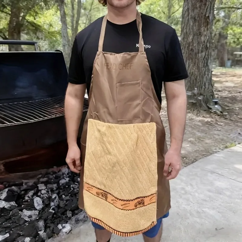 Chef's Prank Apron Creative Prank Aprons for Men Surprise Gift Hiding in The Pocket Present Novelty Gift