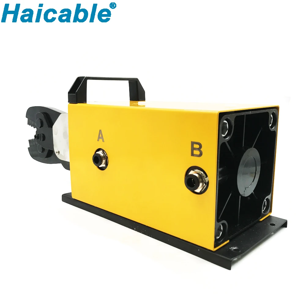 AM-116 Pneumatic Wire Rope Machine Crimping Tools For Aluminum Oval Sleeves Swage Size From 5 Mm To 2 Mm