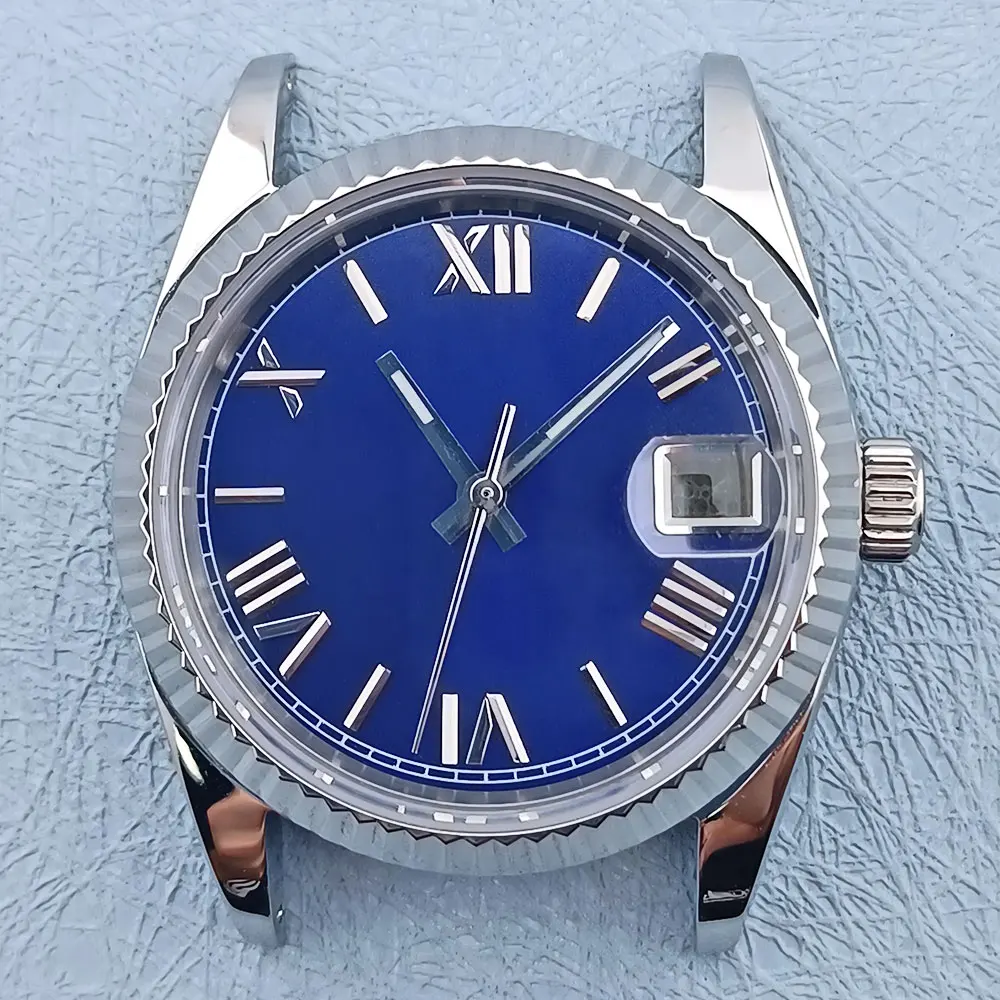 

Корпус 39 мм, браслет из нержавеющей стали 316L, сапфировое стекло, подходит для часов с механизмом NH35, аксессуары, циферблат, 10 бар, водонепроницаемый