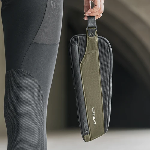 Imagen 2 del producto ROCKBROS-bolsa para bicicleta portátil, bolsa para tubo superior de ciclismo, bolsa de herramientas para teléfono de montaña y carretera, bolsillo reflectante ultraligero para alforja de bicicleta