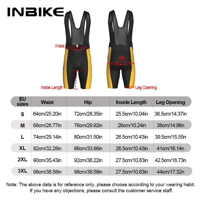 INBIKE جديد الرجال الدراجات مريلة السراويل ثلاثية الأبعاد مبطن الطريق دراجة المرايل السراويل تنفس دراجة السراويل الرجال الجبلية الدراجات الملابس سريعة الجافة