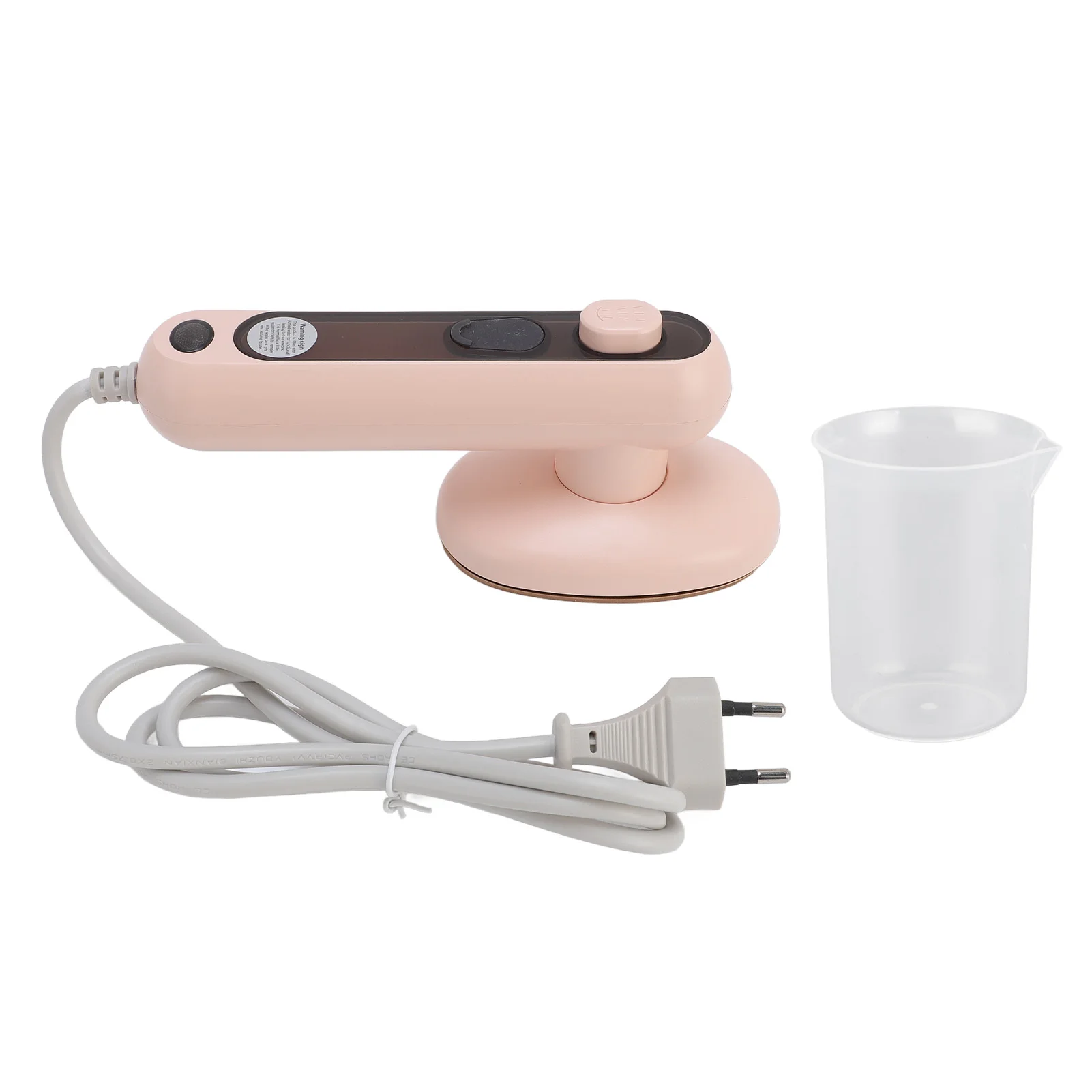 مكواة بخار محمولة للملابس الرطبة والجافة تستخدم Ti Panel مكوّاة صغيرة محمولة مع خزان مياه 60 مل للسفر