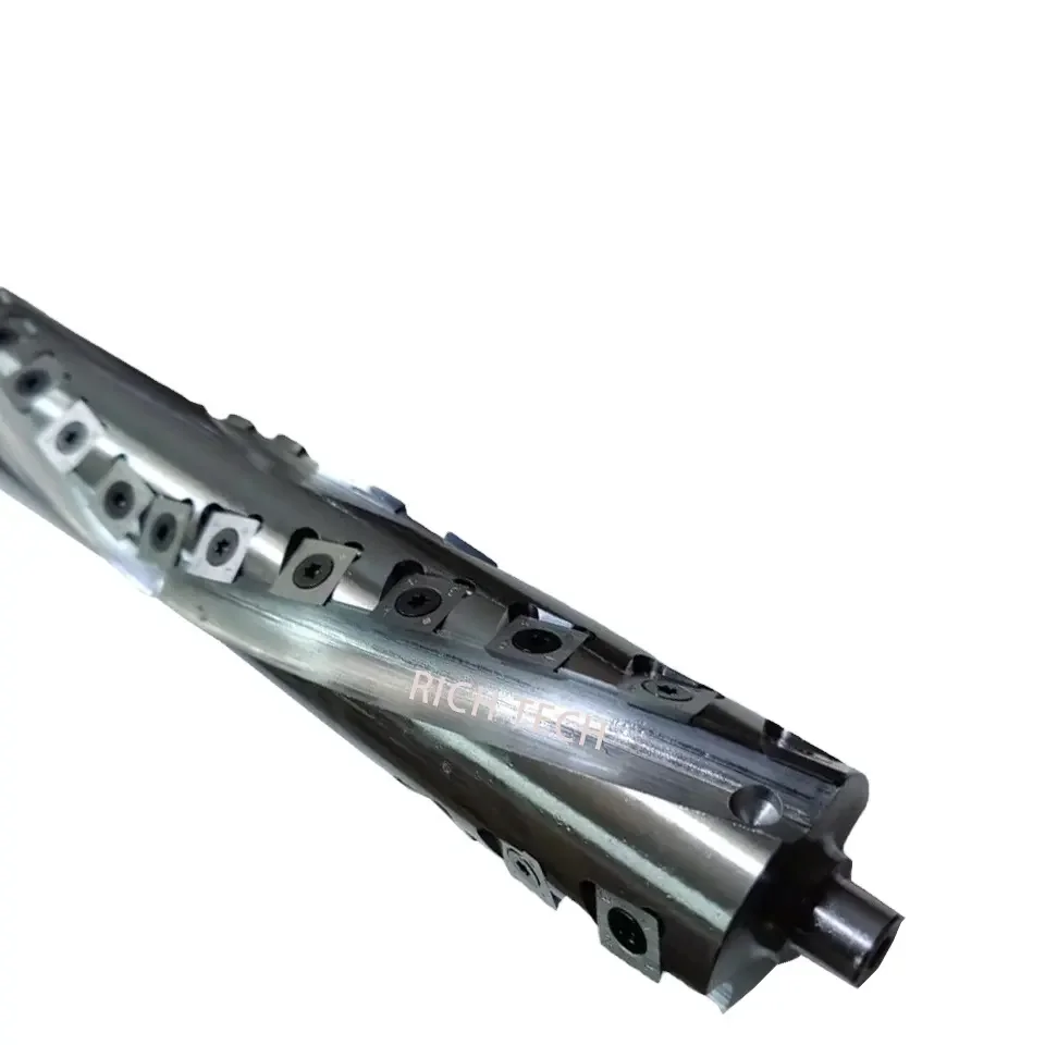 A Type Helical Spiral Cutter Head Spiral Cutter Light Cutting Spiral Tool Shaft Woodworking Machinery Parts