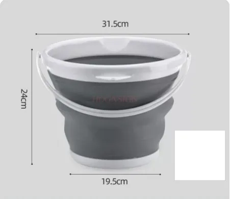 Foldable bucket, portable outdoor travel, household small bucket, fishing bucket, plastic foot wash, car wash