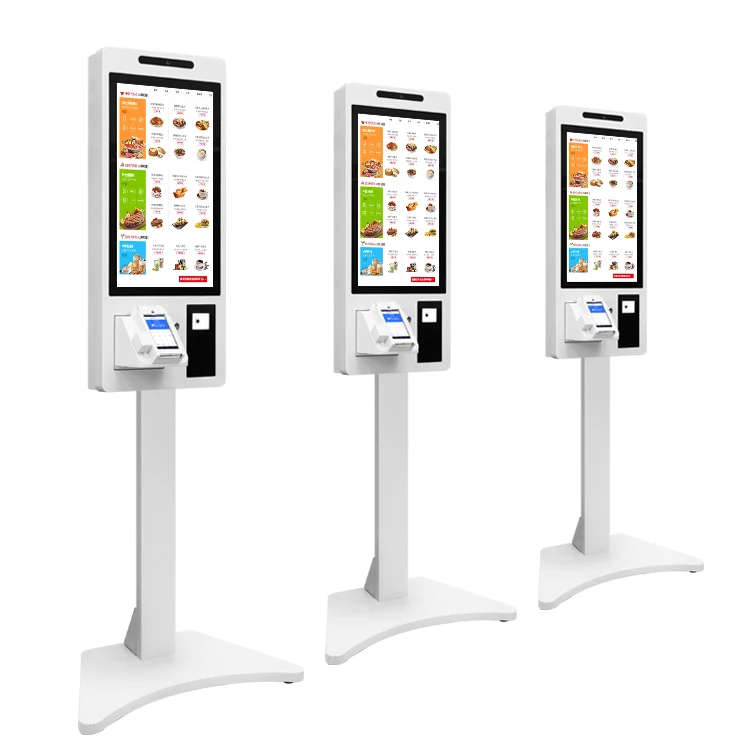 طلب الدفع شاشة تعمل باللمس كشك الخدمة الذاتية مطعم WIFI Network 27 بوصة LCD #2