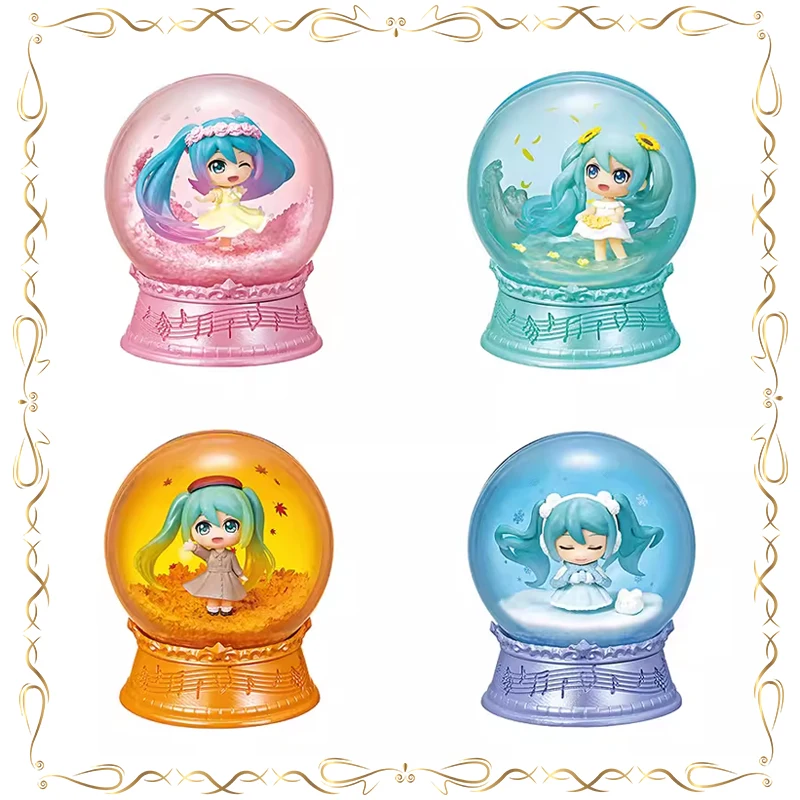 

Genuine Hatsune Miku EX CASHAPON Crystal Ball Ornament Toys Children Birthday Action Figure Collection Model Toy