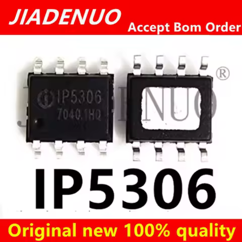 (5piece)100% New IP5306 2.1A charging/2.4A discharge chip packaging SOP8 battery management chip