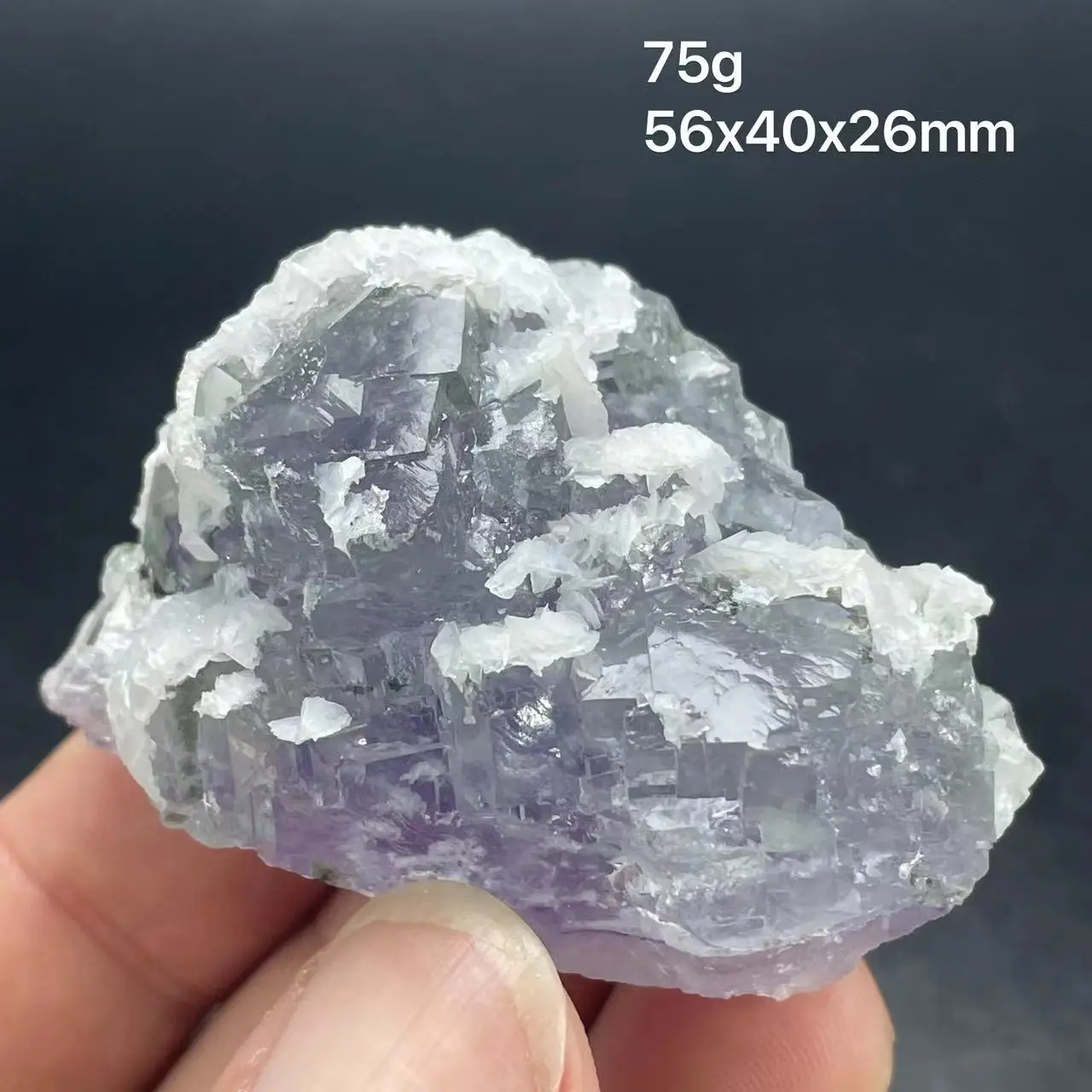 

New 100% natural stepped fluorite, calcite, green mica, transparent mineral specimen, raw stone healing crystal from Yaogangxian