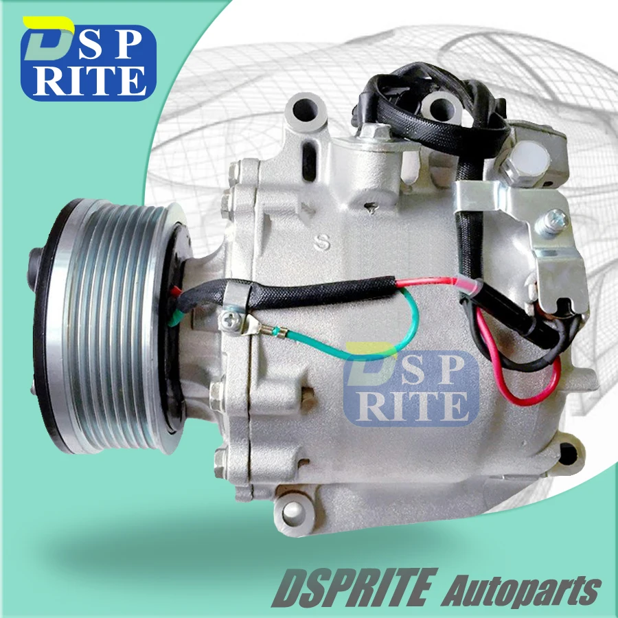 TRSE09 AC Compressor  38810RZVG02 For HONDA CR-V Mk III 2.0i 2006 2007 2008 38800RZVG01 38810RZVG01 3800RZVG020M2 3766 3788 3757