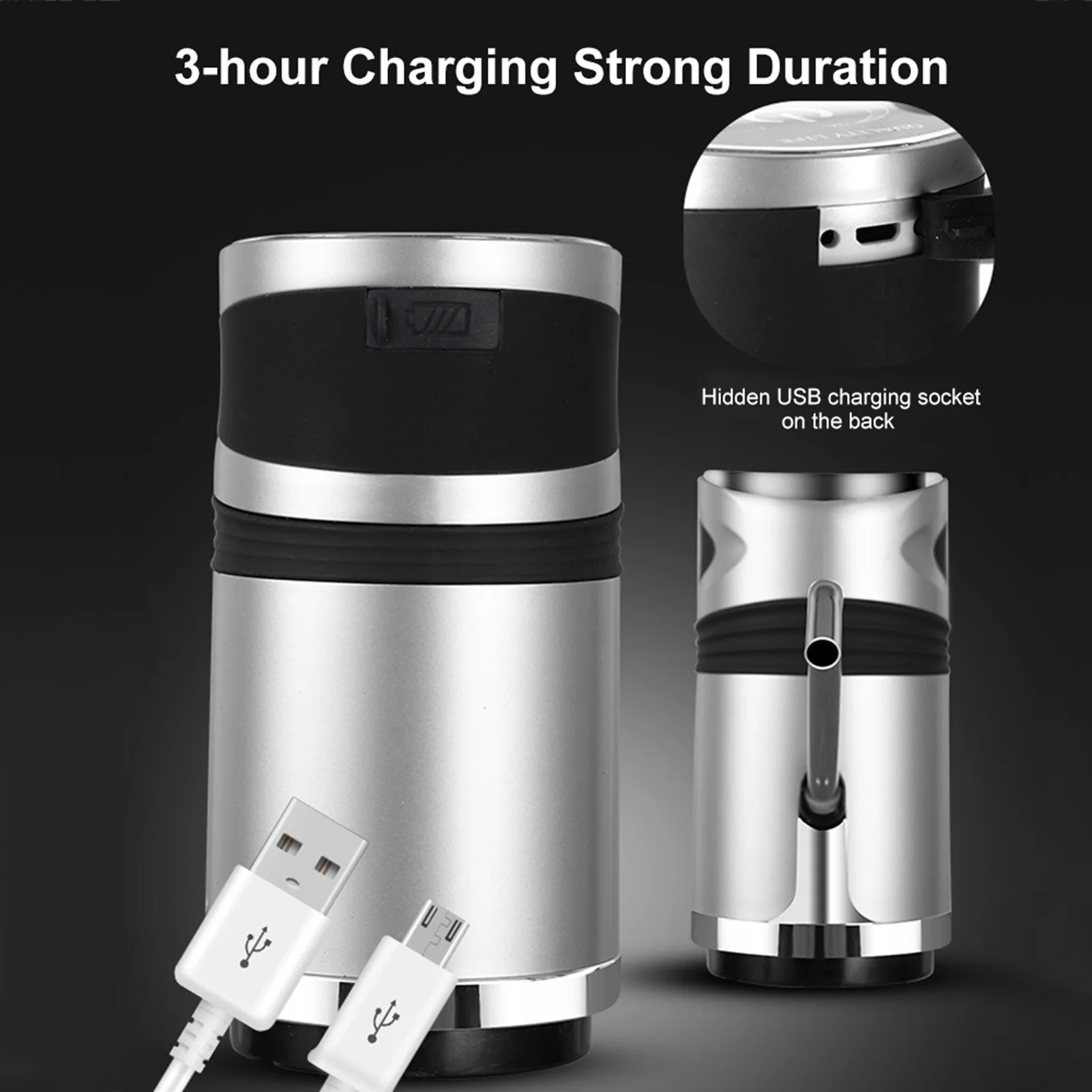 USB Charging Electric Drinking Water Pump Automatic Dispenser Switch For Gallon Bottle Home Office