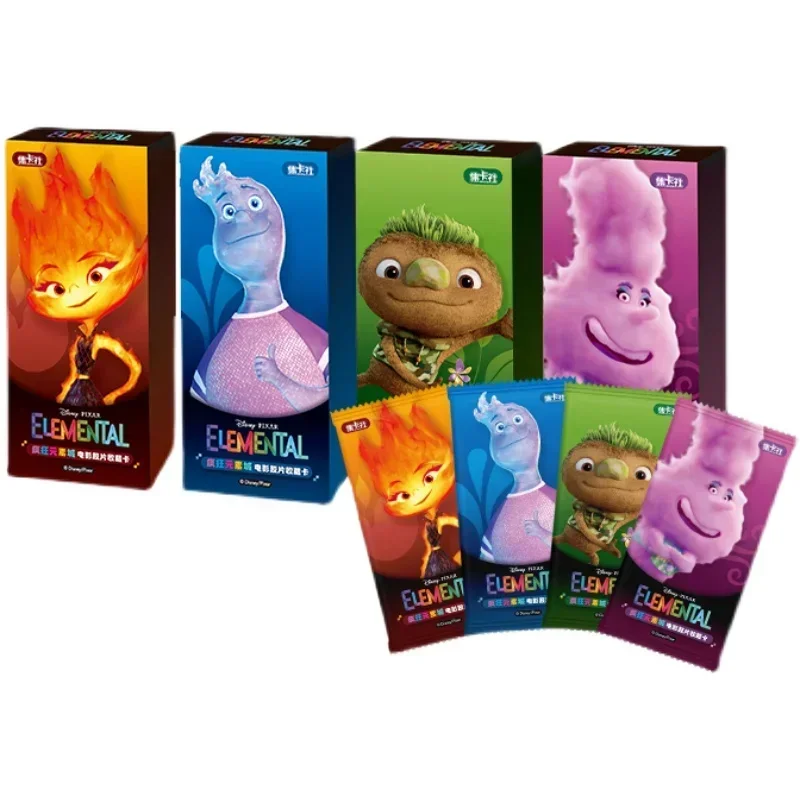 

Card Fun Disney Cartoon Elemental Card Character Wade Ripple Collectible Cards New Trend Game Collection Children's Toys Gift