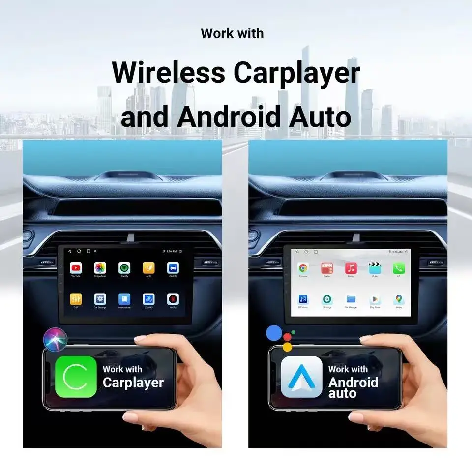 أندرويد 15 Carplay راديو السيارة لتحديد المواقع لسكودا اوكتافيا 2 A5 2007 2008 2009 2010 2011-2014 WIFI + 4G مشغل الوسائط المتعددة رئيس وحدة Stere #2