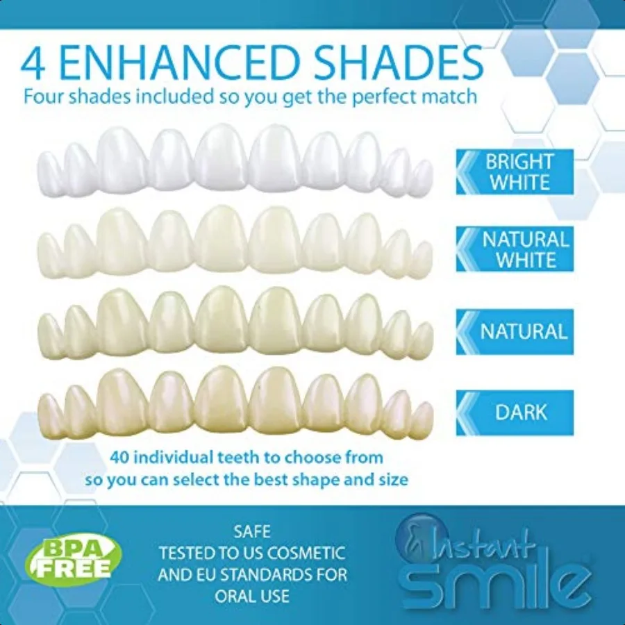 Complete Your Smile Tooth Replacement Kit DELUXE PACK Includes Patented Complete Your Smile Tooth Replacement Kit and Jar of Re