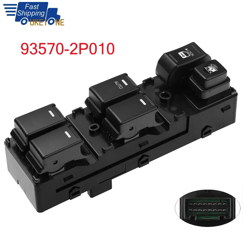 Front Left Electric Master Power Window Switch Lifter Control Button Parts 3573-2P000 for Kia Sorento 2011-2015 Car Accessories