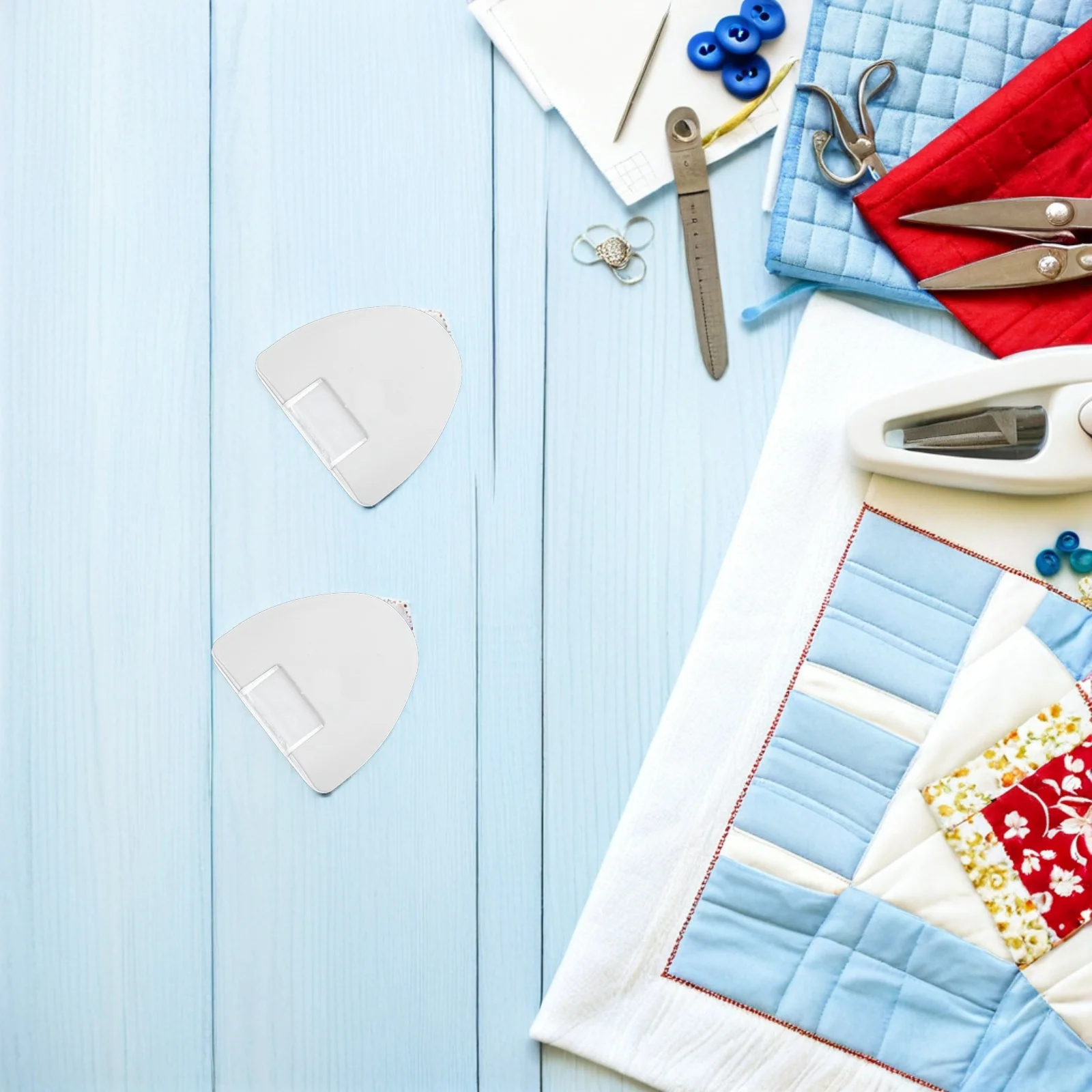 2 stuks krijtstift voor naaien - stoffen krijtstiften met wielontwerp - duidelijke nauwkeurige lijnen op textiel voor het op maat maken van quilten