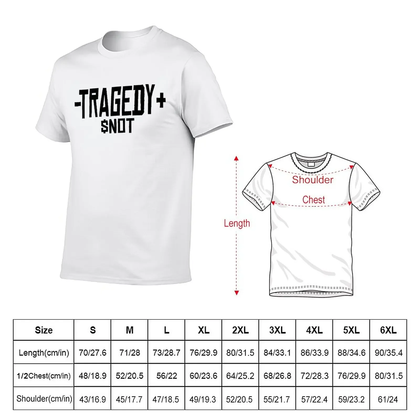 $NOT Tragedy T-Shirt cute tops quick-drying plus sizes Men's t-shirts