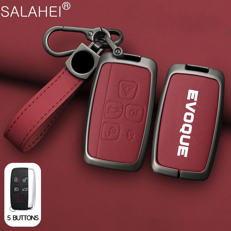 

Car Smart Key Case Cover For Land Rover Range Rover Sport Evoque Freelander Velar Discovery 3 4 Elander Accessories Holder Shell