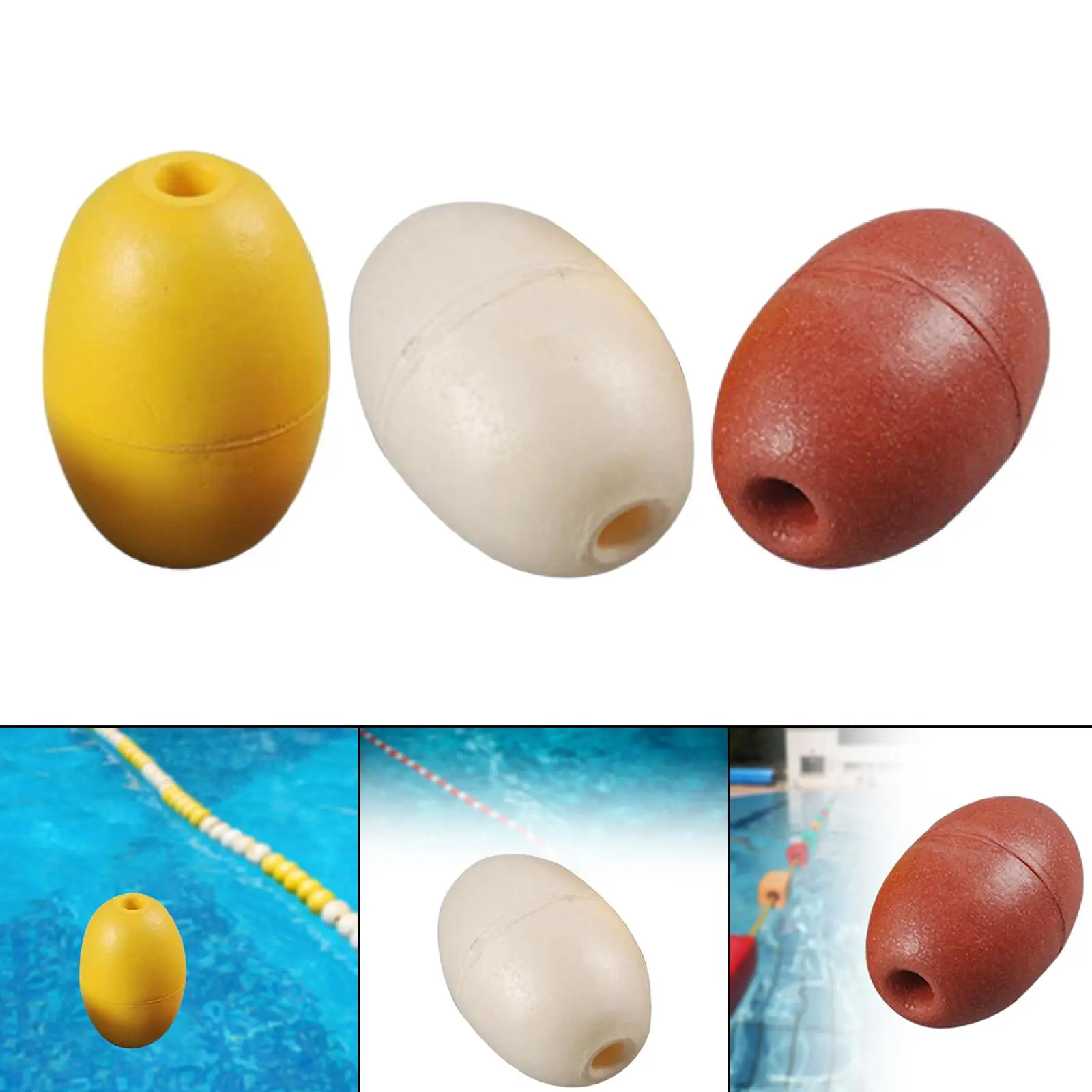 عوامة مرساة الزورق وكاياك لخطوط تحذيرية للسباحة البحرية والقوارب #1