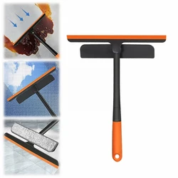 Multifunctional 3 In 1 Glass Window Screen Cleaning Brush Silicone Squeegee Wiper Bathroom Kitchen Home Mirror Washing Tools