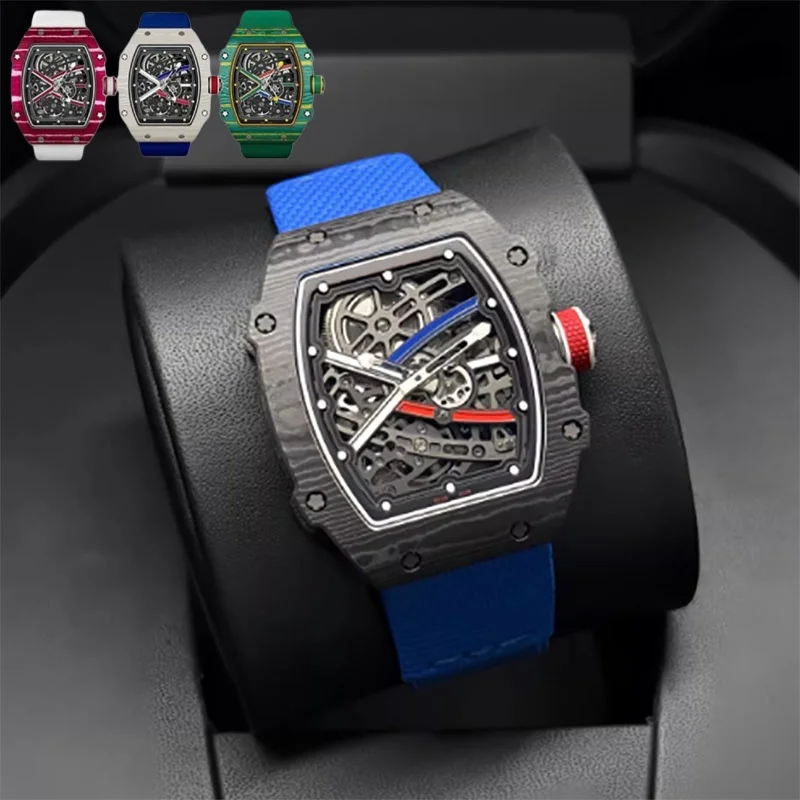 FKM Rubber + Elastic Band for Richard Miller RM67-01 RM Loop Strap RM67-02 RM055 RM030 RM35-02 Model Wristband Men Watchband