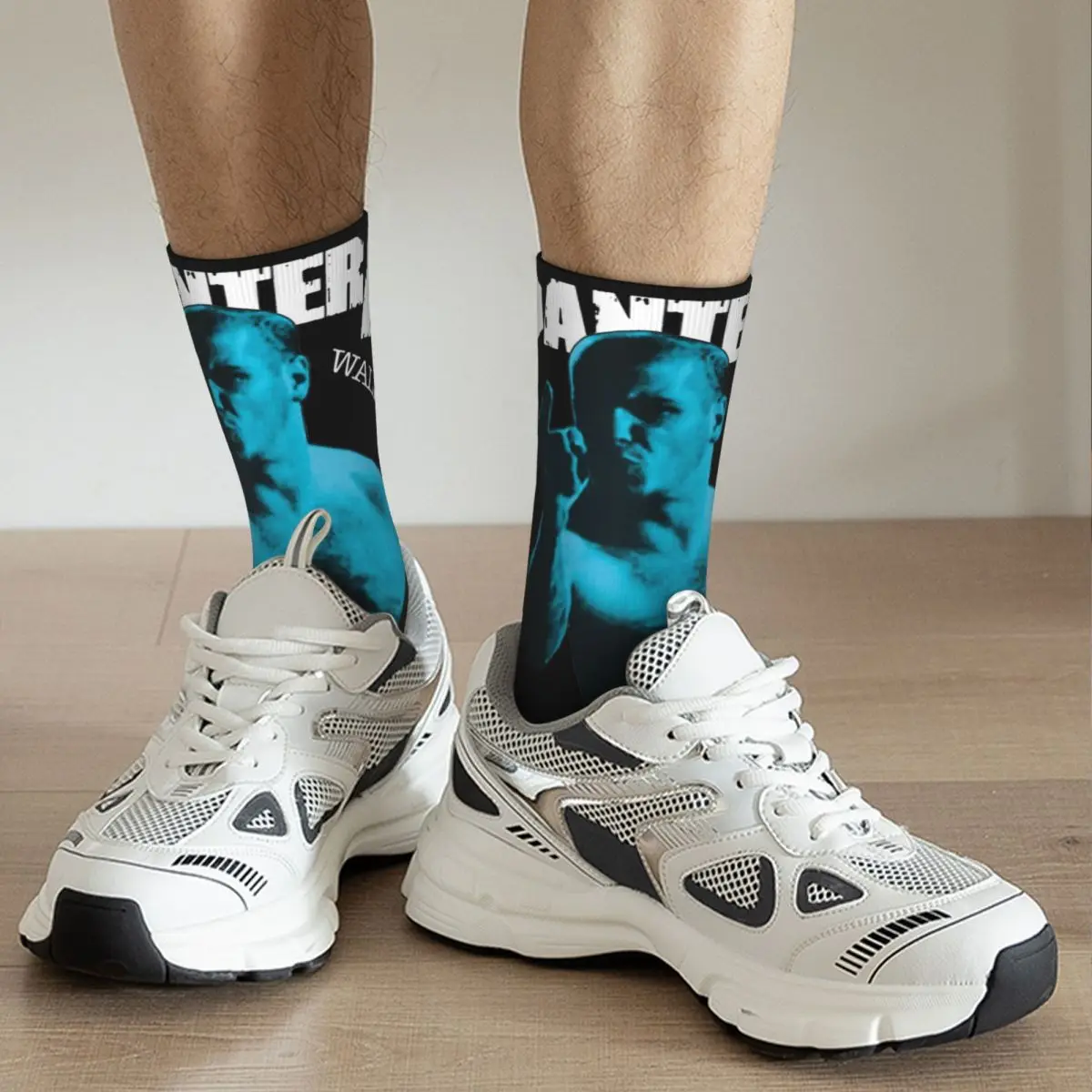 Harajuku Pantera Sports Socks Polyester Long Socks for Women Men Breathable