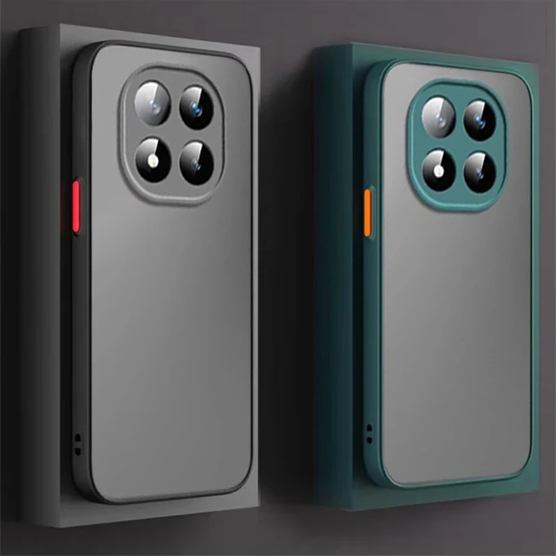 حافظة سائلة فاخرة لهاتف Xiaomi Redmi Note 14 Pro Plus 5G Note14 Pro 4G 5G Redmi 14C غطاء كمبيوتر صلب شفاف ممتص للصدمات #1